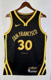NBA Men 2024 Golden State Warriors City Edition #30 CURRY Swingman Jersey