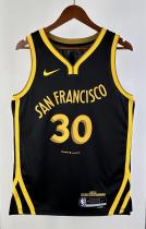 NBA Men 2024 Golden State Warriors City Edition #30 CURRY Swingman Jersey