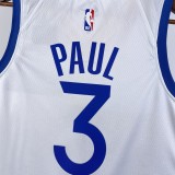 NBA Men 2023 Golden State Warriors White #3 PAUL Swingman Jersey