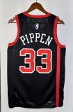 NBA 2024 Chicago Bulls City Edition Black #33 PIPPEN Jersey High Quality