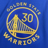 NBA Men 2023 Golden State Warriors Blue #30 CURRY Swingman Jersey