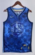 Select Series--NBA Men 2023 Golden State Warriors Blue #30 CURRY Swingman Jersey