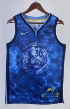 Select Series--NBA Men 2023 Golden State Warriors Blue #30 CURRY Swingman Jersey