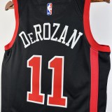 NBA 2024 Chicago Bulls City Edition Black #11 DEROZAN Jersey High Quality