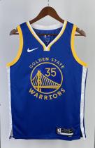 NBA Men 2023 Golden State Warriors Blue #35 DURANT Swingman Jersey