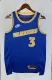 NBA Men Season 2023 Golden State Warriors Blue Retro #3 PAUL Jersey High Quality Name and Number Print