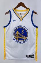 NBA Men 2023 Golden State Warriors White #3 PAUL Swingman Jersey