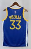 NBA Men 2023 Golden State Warriors Blue #33 WISEMAN Swingman Jersey