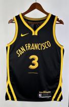 NBA Men 2024 Golden State Warriors City Edition #3 PAUL Swingman Jersey