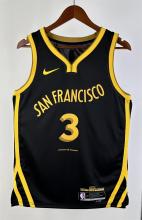 NBA Men 2024 Golden State Warriors City Edition #3 PAUL Swingman Jersey