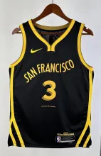 NBA Men 2024 Golden State Warriors City Edition #3 PAUL Swingman Jersey