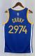 NBA Men 2023 Golden State Warriors Blue #2974 CURRY Swingman Jersey