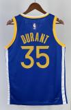 NBA Men 2023 Golden State Warriors Blue #35 DURANT Swingman Jersey