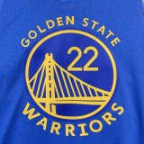 NBA Men 2023 Golden State Warriors Blue #22 WIGGINS Swingman Jersey