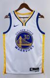 NBA Men 2023 Golden State Warriors White #2974 CURRY Swingman Jersey