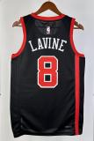 NBA 2024 Chicago Bulls City Edition Black #8 LAVINE Jersey High Quality