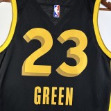 NBA Men 2024 Golden State Warriors City Edition #23 GREEN Swingman Jersey