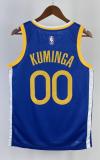 NBA Men 2023 Golden State Warriors Blue #00 KUMINGA Swingman Jersey