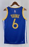 NBA Men 2023 Golden State Warriors Blue #6 YOUNG Swingman Jersey