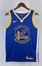 NBA Men 2023 Golden State Warriors Blue #22 WIGGINS Swingman Jersey