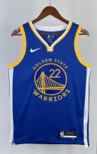 NBA Men 2023 Golden State Warriors Blue #22 WIGGINS Swingman Jersey