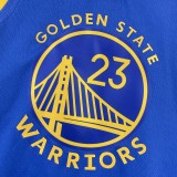 NBA Men 2023 Golden State Warriors Blue #23 GREEN Swingman Jersey