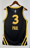 NBA Men 2024 Golden State Warriors City Edition #3 PAUL Swingman Jersey