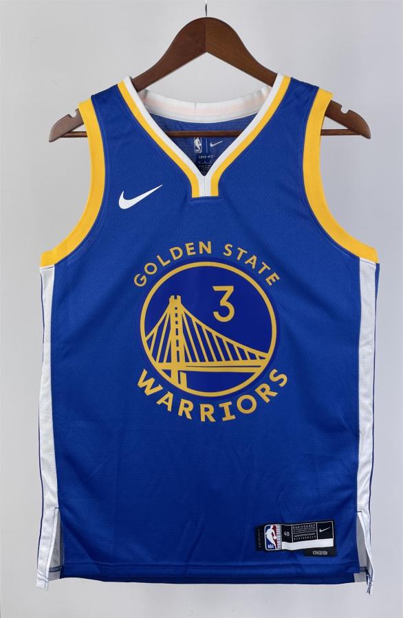 NBA Men 2023 Golden State Warriors Blue #3 PAUL Swingman Jersey