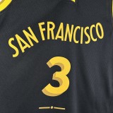 NBA Men 2024 Golden State Warriors City Edition #3 PAUL Swingman Jersey