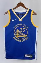 NBA Men 2023 Golden State Warriors Blue #33 WISEMAN Swingman Jersey