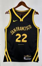 NBA Men 2024 Golden State Warriors City Edition #22 WIGGINS Swingman Jersey