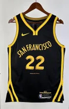 NBA Men 2024 Golden State Warriors City Edition #22 WIGGINS Swingman Jersey