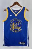 NBA Men 2023 Golden State Warriors Blue #23 GREEN Swingman Jersey