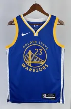 NBA Men 2023 Golden State Warriors Blue #23 GREEN Swingman Jersey