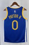NBA Men 2023 Golden State Warriors Blue #0 PAYTON IISwingman Jersey