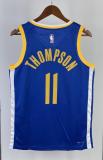 NBA Men 2023 Golden State Warriors Blue #11 THOMPSON Swingman Jersey
