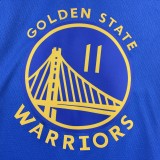 NBA Men 2023 Golden State Warriors Blue #11 THOMPSON Swingman Jersey