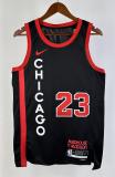 NBA 2024 Chicago Bulls City Edition Black #23 JORDAN Jersey High Quality