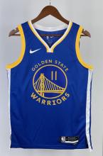 NBA Men 2023 Golden State Warriors Blue #11 THOMPSON Swingman Jersey