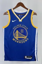 NBA Men 2023 Golden State Warriors Blue #11 THOMPSON Swingman Jersey