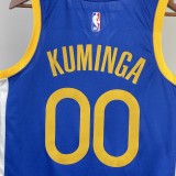 NBA Men 2023 Golden State Warriors Blue #00 KUMINGA Swingman Jersey