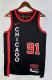 NBA 2024 Chicago Bulls City Edition Black #91 RODMAN Jersey High Quality
