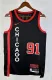 NBA 2024 Chicago Bulls City Edition Black #91 RODMAN Jersey High Quality