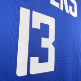 NBA Season 2023 Men Los Angeles Clippers Blue #13 GEORGE Jersey High Quality Name and Number Print