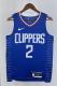 NBA Season 2023 Men Los Angeles Clippers Blue #2 LEONARD Jersey High Quality Name and Number Print
