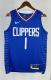 NBA Season 2023 Men Los Angeles Clippers Blue #1 HARDEN Jersey High Quality Name and Number Print