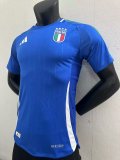 2024 Italy Home Soccer Jersey Player Version  1:1 Quality