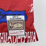 NBA Men 1996-97 Philadelphia 76ers Red #3 IVERSON Swingman Jersey
