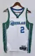 NBA Men 75th Anniversary Season 2022 Dallas Mavericks White #2 IRVING Jersey High Quality Name and Number Print