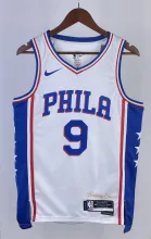 NBA Men 2023 Philadelphia 76ers White #9 OUBRE JR. Swingman Jersey